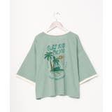 ミント | 【カヒコ】カノアTシャツ【SURF&Palms】 | チャイハネ
