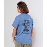 ブルー | 【カヒコ】カノアメンズTシャツ【SURF&Palms】 | チャイハネ