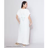 ホワイト | 【カヒコ】ナヘナヘTシャツワンピース【ALOHA MAPUA】 | チャイハネ