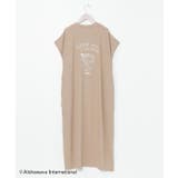 ベージュ | 【カヒコ】ナヘナヘTシャツワンピース【ALOHA MAPUA】 | チャイハネ