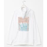 ホワイト | 【カヒコ】メアリグメンズフーディー【SURF&Palms】 | アミナコレクション