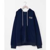 ネイビー | 【カヒコ】ジェイメンズジップアップパーカー【SURF&Palms】 | アミナコレクション 