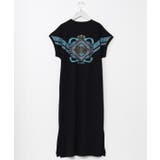 ブラック | 【カヒコ】【UVカット加工】カイケアTシャツワンピース | アミナコレクション