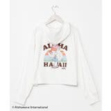 ホワイト | 【カヒコ】ウイフードトップス【ALOHA MAPUA】 | アミナコレクション