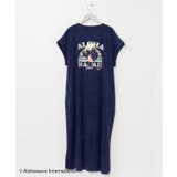 ネイビー | 【カヒコ】ウイTシャツワンピース【ALOHA MAPUA】 | アミナコレクション