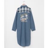 ブルー | 【カヒコ】【SURF&Palms】コールシャツワンピース | アミナコレクション 