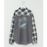 チャコール | 【カヒコ】【SURF&Palms】コールメンズシャツ | アミナコレクション 