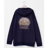 ネイビー | 【カヒコ】オレリーメンズフーディー【SURF&Palms】 | アミナコレクション 