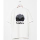 ホワイト | 【カヒコ】オレリーメンズTシャツ【SURF&Palms】 | アミナコレクション 