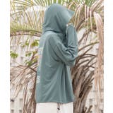 【カヒコ】【ＵＶカット加工】ビリージップアップパーカー【SURF&Palms】 | アミナコレクション  | 詳細画像4 