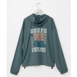 【カヒコ】【ＵＶカット加工】ビリージップアップパーカー【SURF&Palms】 | アミナコレクション  | 詳細画像5 