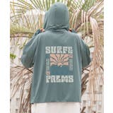 ブルー | 【カヒコ】【ＵＶカット加工】ビリージップアップパーカー【SURF&Palms】 | アミナコレクション 