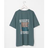 ブルー | 【カヒコ】【UVカット加工】ビリーメンズTシャツ【SURF&Palms】 | アミナコレクション