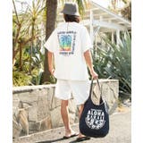 【カヒコ】カハルウメンズＴシャツ【SURF&Palms】 | アミナコレクション | 詳細画像2 