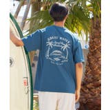 ネイビー | 【カヒコ】【UVカット加工】マナレメンズTシャツ【SURF&Palms】 | アミナコレクション