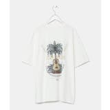 ホワイト | 【カヒコ】アンディメンズTシャツ【SURF&Palms】 | チャイハネ