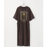チャコール | 【カヒコ】アドリアーノTシャツワンピース【SURF&Palms】 | アミナコレクション 