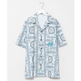 ホワイト | 【カヒコ】マークメンズシャツ【SURF&Palms】 | アミナコレクション