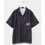ブラック | 【カヒコ】マークメンズシャツ【SURF&Palms】 | アミナコレクション