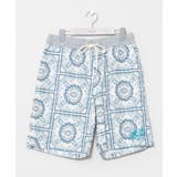 ホワイト | 【カヒコ】マークメンズハーフパンツ【SURF&Palms】 | アミナコレクション 
