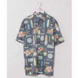 ブラック | 【カヒコ】ハレオカネメンズシャツ | アミナコレクション