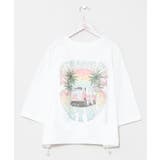 ホワイト | 【カヒコ】マニュエルTシャツ【SURF&Palms】 | アミナコレクション