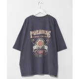 チャコール | 【カヒコ】ピアヒメンズＴシャツ【SURF&Palms】 | アミナコレクション 