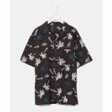 ブラック | 【カヒコ】ガルシアメンズシャツ【SURF&Palms】 | チャイハネ