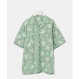 カーキ | 【カヒコ】ガルシアメンズシャツ【SURF&Palms】 | チャイハネ