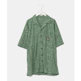 カーキ | 【カヒコ】デレクメンズシャツ【SURF&Palms】 | チャイハネ