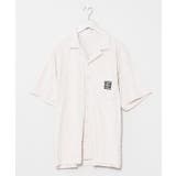 ホワイト | 【カヒコ】ヒオラニメンズシャツ【SURF&Palms】 | アミナコレクション