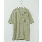 カーキ | 【カヒコ】ヒオラニメンズシャツ【SURF&Palms】 | アミナコレクション