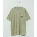 カーキ | 【カヒコ】ヒオラニメンズTシャツ【SURF&Palms】 | アミナコレクション