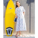 ホワイト | 【カヒコ】アイナロアシャツワンピース【SURF&Palms】 | アミナコレクション