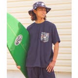 ネイビー | 【カヒコ】ポケパイルメンズTシャツ | チャイハネ