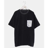 ブラック | 【カヒコ】ポケパイルメンズTシャツ | チャイハネ