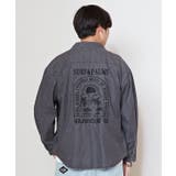 【カヒコ】イタロメンズ長袖シャツ【SURF&Palms】 | チャイハネ | 詳細画像11