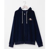 ネイビー | 【カヒコ】ジョンメンズジップアップパーカー【SURF&Palms】 | アミナコレクション 