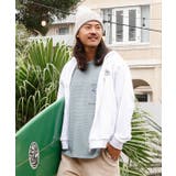 ホワイト | 【カヒコ】ジョンメンズジップアップパーカー【SURF&Palms】 | アミナコレクション 