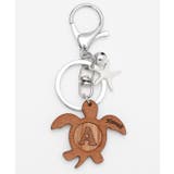 A | 【カヒコ】コアウッドイニシャルキーホルダー | チャイハネ
