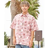 【カヒコ】フラッグアロハメンズシャツ【TWO PALMS】 | チャイハネ | 詳細画像2