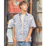 【カヒコ】フラッグアロハメンズシャツ【TWO PALMS】 | チャイハネ | 詳細画像5
