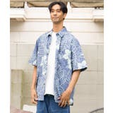 【カヒコ】TWO PALMS ニイハウメンズアロハシャツ | アミナコレクション  | 詳細画像4 