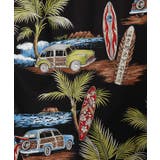 【カヒコ】ウッドボードアロハメンズシャツ | アミナコレクション  | 詳細画像15 