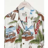 【カヒコ】ウッドボードアロハメンズシャツ | アミナコレクション  | 詳細画像16 