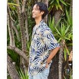 【カヒコ】パームリーフアロハメンズシャツ | チャイハネ | 詳細画像17