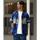 ネイビー | 【カヒコ】KY'S ハワイビアメンズアロハシャツ | アミナコレクション