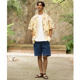 【カヒコ】KY'S ハイビパームメンズアロハシャツ | アミナコレクション | 詳細画像1