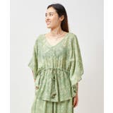 グリーン | 【カヒコ】【UVカット加工】オマオトップス | アミナコレクション