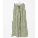 グリーン | 【カヒコ】オマオワイドパンツ | アミナコレクション 